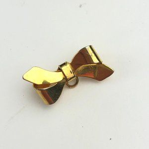 Vtg Gold Toned Bow Costume Jewelry   |  Womens Pen